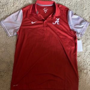 NWT University of Alabama Crimson Tide Nike Polo L
